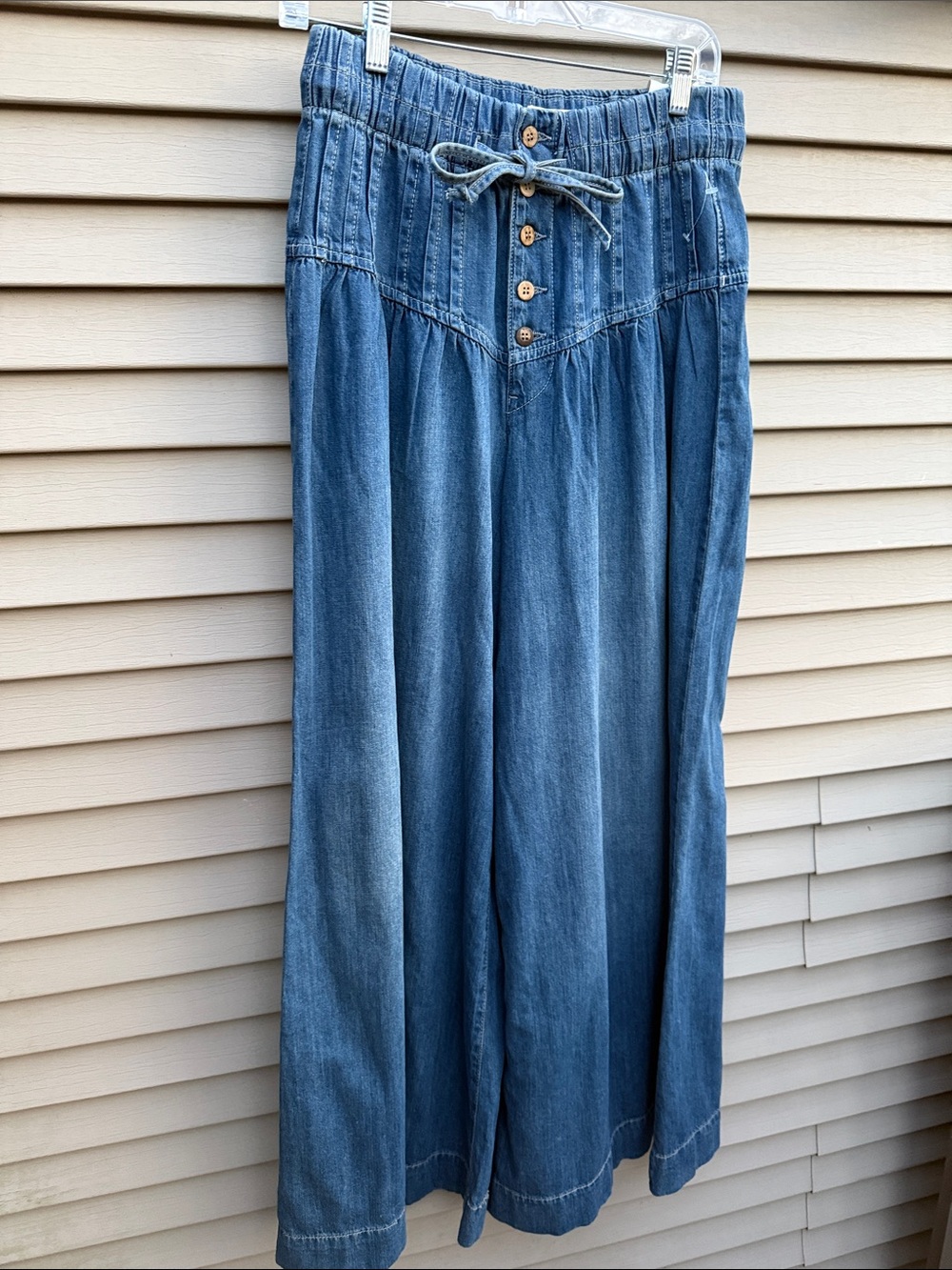 New Free People We The Free Forget Me Knot Pull-On Jeans Size S - Picture 7 of 12